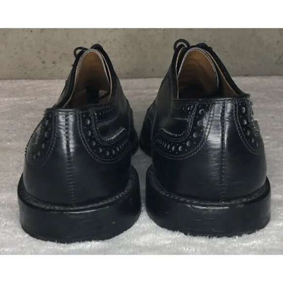 Allen Edmonds Broadstreet Black Leather Oxfords Dress Shoes Men\'s Size 10E